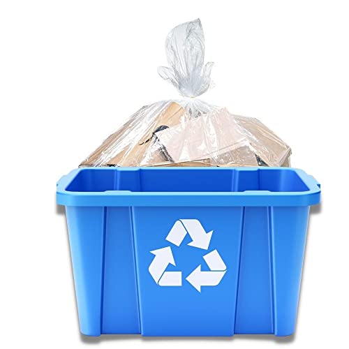 Пластика Место 14 Литри Чисти Кеси За Отпадоци За Рециклирање Lin 1.2 Мил Облоги За Канти за Ѓубре 2 21 x16 x27