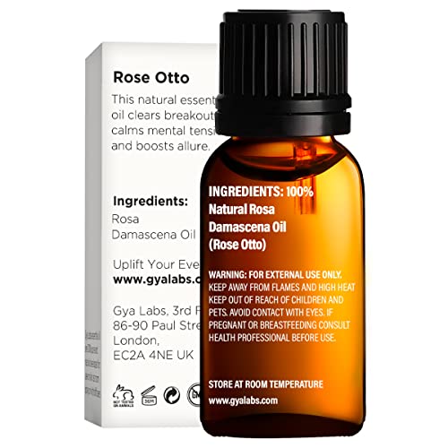 Рози есенцијални масла за употреба на кожата и есенцијално масло од сандалово дрво за сет на дифузери - чисто терапевтско