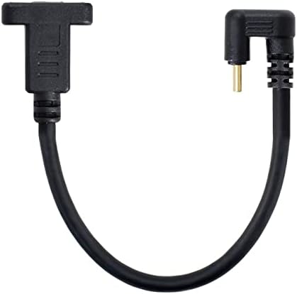NFHK 180 степени U формат Angled USB-C USB 3.1 тип Ц машко до женско продолжение Кабел за податоци 30см 30 см