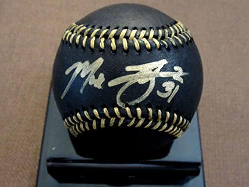 Max Scherzer Mets Tigers Nats Dodgers CY потпишан автоматски ограничен црн бејзбол ЈСА - Автограмски бејзбол