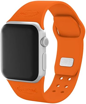 Афинитет бендови Флорида Гејтерс врежан силиконски комбо пакет компатибилен со Apple Watch и AirPods Gen 3
