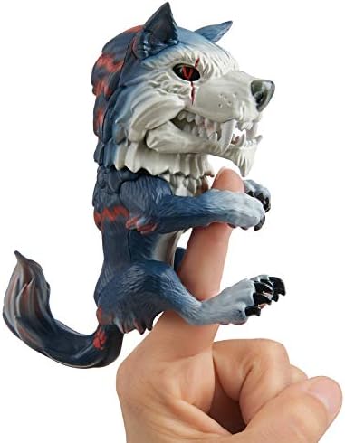Неискрено сериозен волк од прсти - полноќ - интерактивна колекционерска играчка - од WowWee