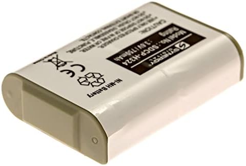 Синергија дигитална батерија без безжичен телефон, компатибилна со Panasonic KXTG2352S без безжичен телефон, ултра висок капацитет, замена