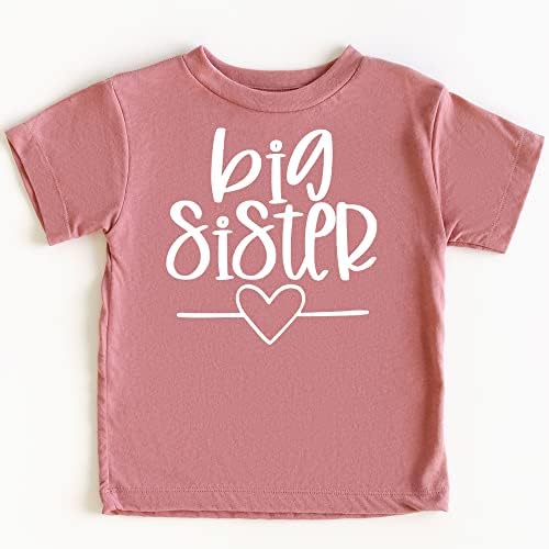 Маслиново ја сака јаболковата голема сестра сестра и сестрата открива маица за облека за девојчиња за девојчиња за бебиња и мали деца