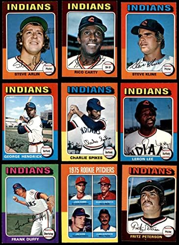 1975 година О-пи-чин Кливленд Индијанци во близина на екипата се поставија во Кливленд Индијанци ВГ/екс+ Индијанци