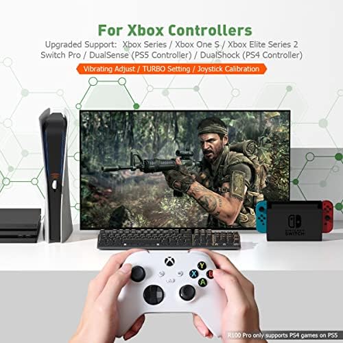 Адаптери за контролори, BigBig го освои адаптерот за безжичен контролер за Xbox Series X | S Контролер/Xbox One X | S Контролер/Елита