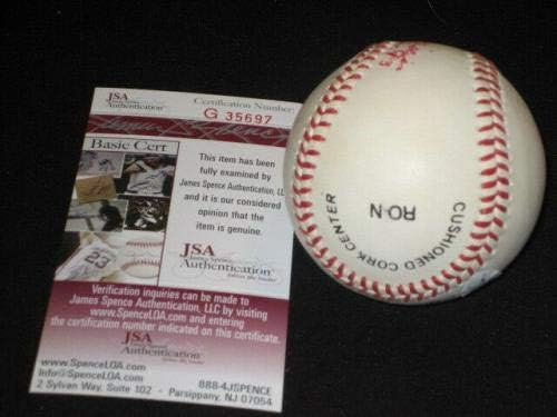 Воли Милии Фили потпиша автограмирани автентични суровини на топката JSA ретки - автограмирани бејзбол