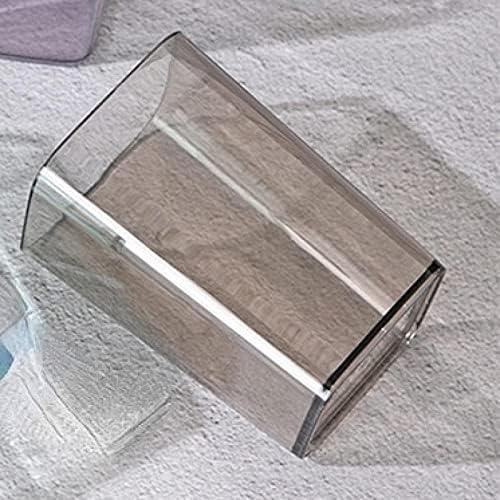 LLDHWX Транспарентна чаша за миење на устата Дома четкање чаша пластична креативна мултифункционална личност едноставна мала двојка чаша за