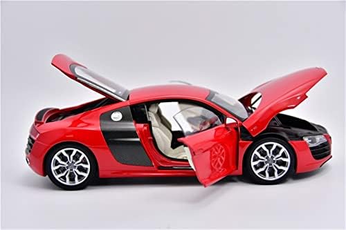 Возила на модели на скала за Audi R8 GT v10 Spyder Convertible Alloy Simulation Сооднос на автомобили Модел 1:18 Модел возила