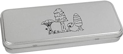 Метални канцелариски калај / кутија за складирање на метални печурки „Диви печурки“