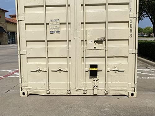 Уред за заштита на заклучување на вратата со тешка врата - АНТИ Кражба - За употреба со брави со контејнери за испорака на лента за камера и