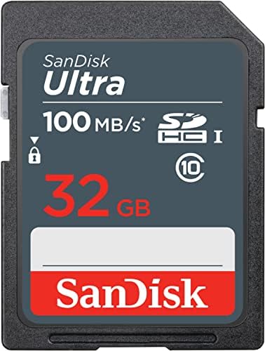 SanDisk 32gb Ултра SD Мемориска Картичка SDHC UHS-Јас Картичка Класа 10 Пакет со 1 Сѐ, Но Stromboli Микрофибер Крпа
