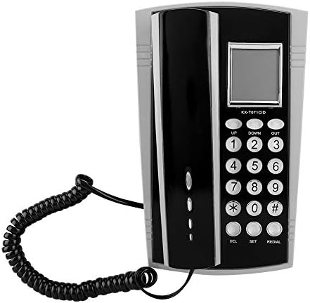 Wired Telephone Extension - со звучник, гласовен рекордер, интерфејс RJ45 - Mini Wall Mount Telephone - Телефон за фиксни десктоп