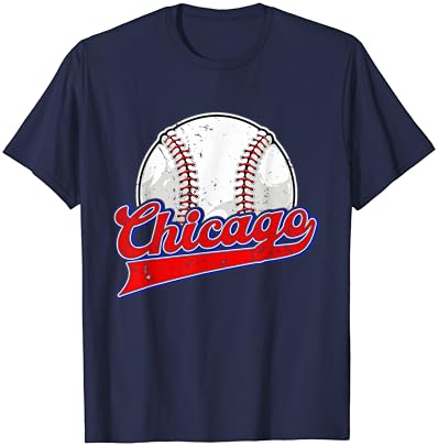 Гроздобер играч на бејзбол играч и навивачи на Chicago Cityscape и маица за навивачи