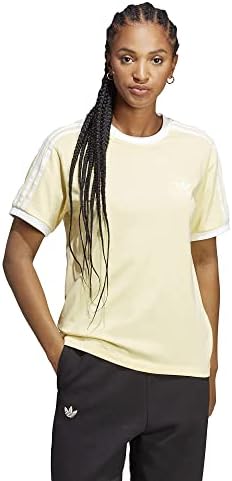 Адидас Оригинали женски плус големина 3-ленти маица