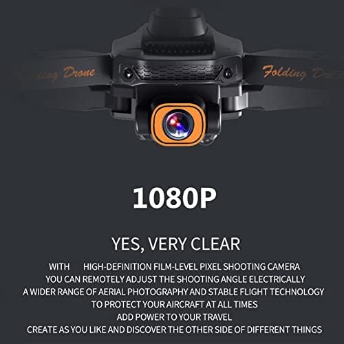 Мини преклопна воздушна фотографија дрон - квадкоптер за далечински управувач со преклопување со 1080p HD FPV камера, одржување на надморска