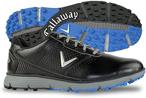 Callaway машки балбоа спортски голф чевли, црна/сива, 11
