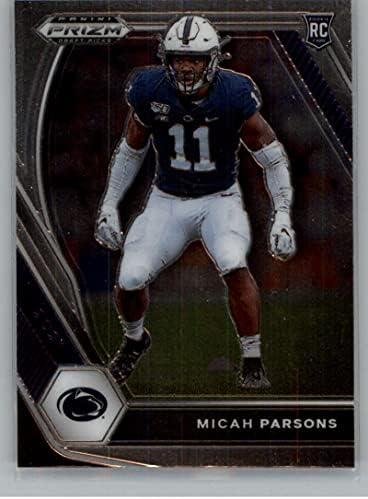 2021 Panini Prizm Draft Picks #136 Michah Parsons Penn State Nittany Lions RC RC Rocie Football Trading Card