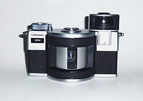 Хоризонтот Ссср Советскиот Сојуз руски Панорамски 35 мм филмска камера.