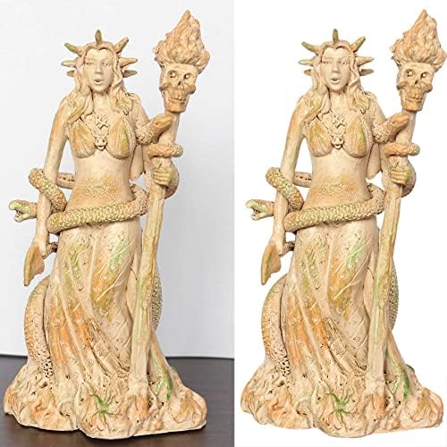 Пјатофија грчка божица бела волшебничка фигура Хекате Некроманија Божество паган статуа а