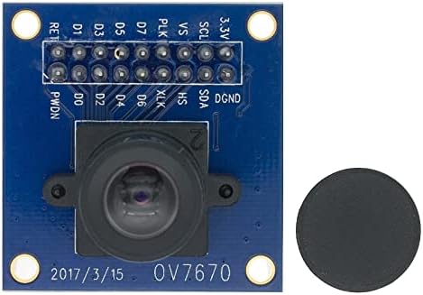 ZYM119 OV7670 Модул за камера поддржува VGA CIF Автоматска контрола на изложеност Активна големина 640x480 коло