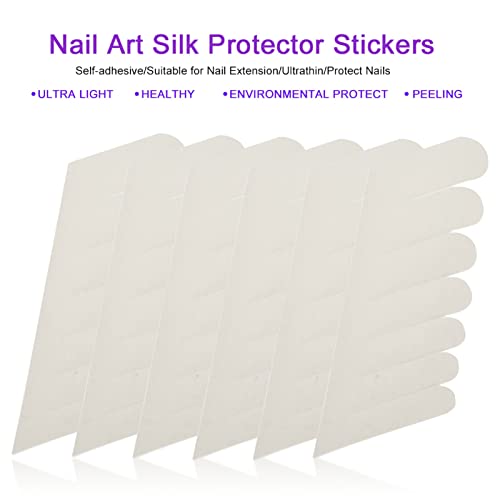 Свила обвивка за нокти, лепило засилување налепници за заштита на нокти УВ гел алатка за нокти за заштита на ноктите предци на налепници