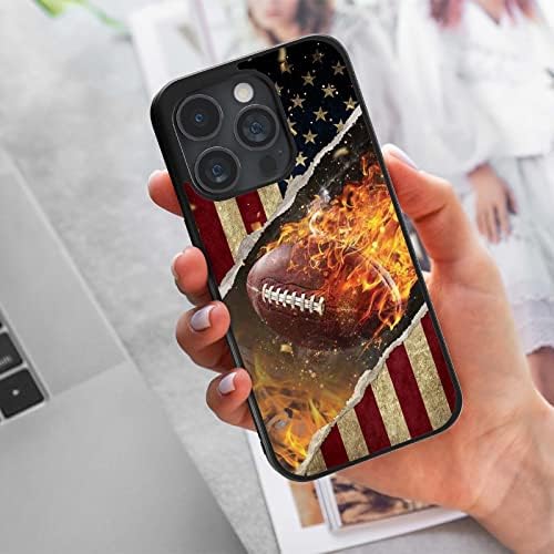 Спортски Телефонски Случаи Серија Ретро Знаме Наспроти Оган Фудбалски Дизајн за iPhone 6 7 8 11 12 13 14 15 Pro Max Плус Mini Xr Xs
