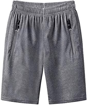 Шорцеви за мажи, џеб опуштено еластично половината на отворено спортски шорцеви плус големина на панталони за обични панталони L-6XL