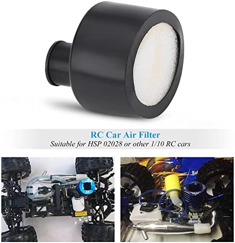 RC Filter Air Filter, 1,3 x 1,3 инчен далечински управувач со филтер за воздух, вклопување за HSP 02028 1/10 Далечински управувач Додаток