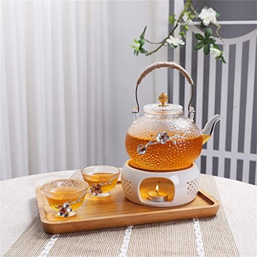 Чајници со растителни чај во јапонски стил со филтрирање на здравјето цветна чајник за греење чај шпорет ресторан овошје чајник