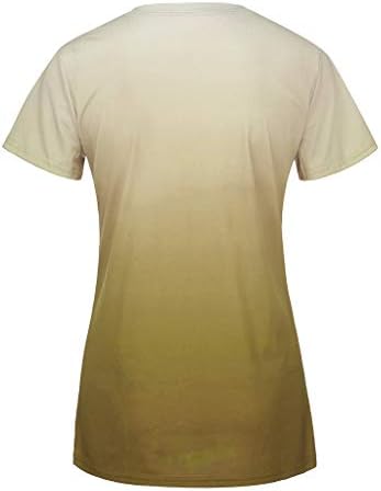 Tshirtsенски маички опуштени преголеми пријатни кошули со екипаж обични проточни ребрести манжетни Основни Ками Топ