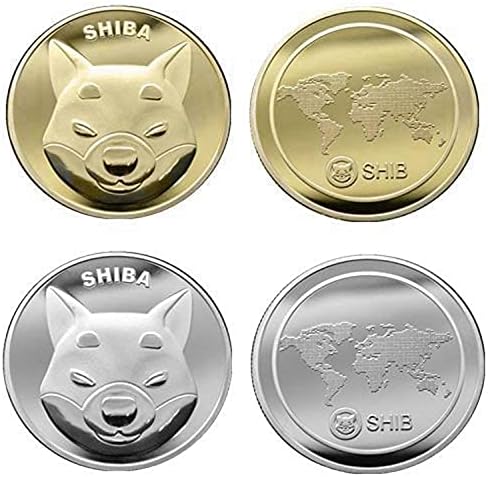 Ада Cryptocurrency Омилена Монета Комеморативна Монета Шиба Ину Монета Doge Монета Сребрена Обложена Виртуелна Монета Предизвик