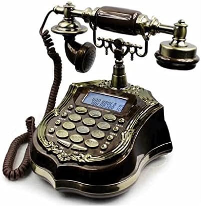 ZLXDP Caller ID Антички кабел Телефонски телефони, Ретро фиксен телефон, ретро фиксен телефон, FSK/DTMF двоен систем