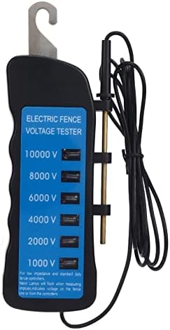 Тестер за напон на електрична ограда, рачен дигитален пронаоѓач на електрична грешка во волтметер Индикатор за смена на проблеми