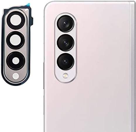 Задни леќи на капакот на стаклото на фотоапаратот + Делови за замена на рамката на фотоапаратот компатибилни со Samsung Galaxy