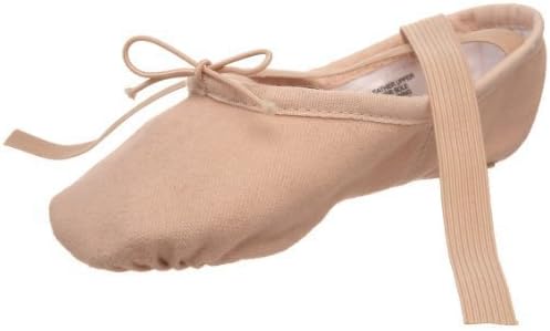 Пумпа за девојки на Блох танц подели единствено лизгање на балетски платно/чевли