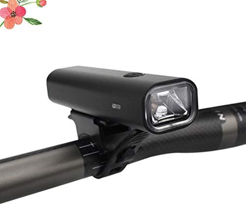 Abaodam 1PC 400 Lumen Bike Lights USB полнење на светло предната светлина Супер светла водоотпорна фароло за велосипед