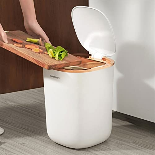 lucbei ѓубре може 12l паметен ѓубре конзерва за дневна соба дома бања автоматска отворена хартија корпа деликатна отпадоци за