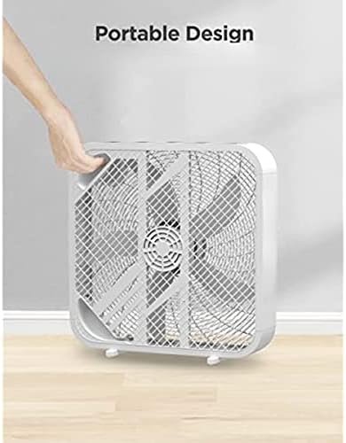 3-Брзински Вентилатор За Кутија За Циркулација Со Полна Сила Со Клима Уред, Бело