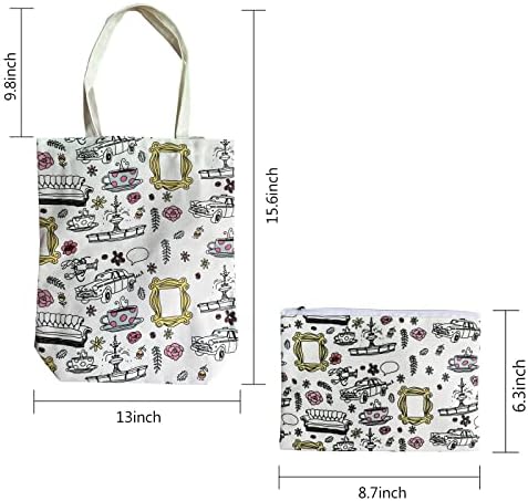Покажете подароци за стоки памучни шминка козметичка торба со платно кујнски торбички за намирници за намирници за женски пријатели fansубители