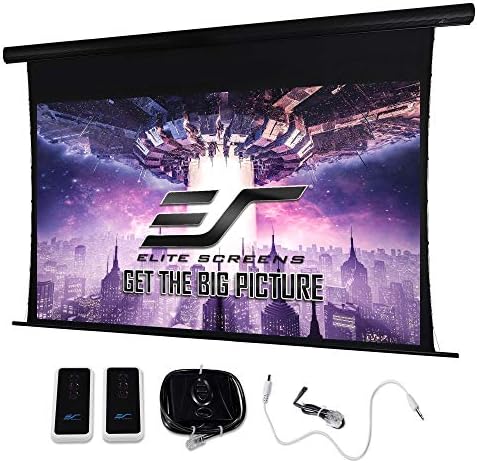 Елитните екрани Старлинг Таб-Тензија 2 Cinegrey 5D, 106 16: 9, 8K 4K Ultra HD подготвени тавани и амбиентална светлина што го отфрлаат