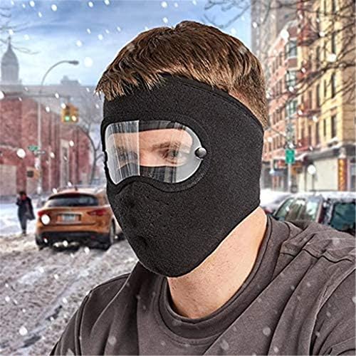 Комплетна заштита за заштита на лицето, анти-магла за заштита од прашина, анти-магла, зимско топло целосна маски за заштита на лицето, поларно