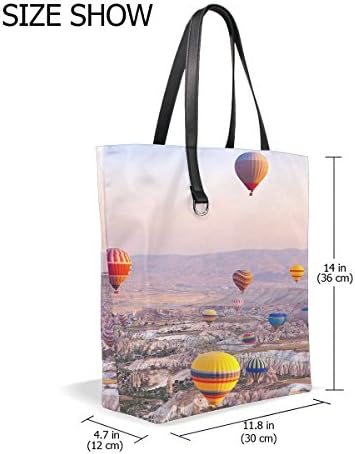 Прегледи надреални пејзажи Кападокија вистинска летачка светлина топла светла природа торба чанта чанта чанта за жени девојки