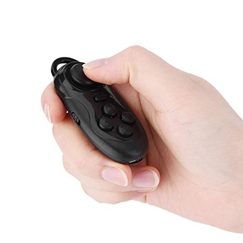 Pusokei Mini Wireless 10 m Bluetooth далечински управувач, приклучок и игра контролор на игри со игри џојстик селфи тајмер