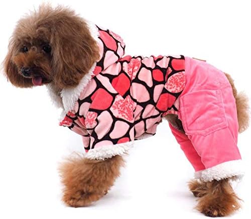 Opwele миленичиња есенски зимски палта Топло задебелно руно скокање памучни дуксери за кученце