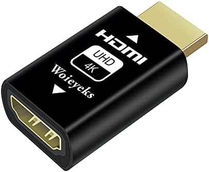 Woieyeks HDMI EDID Emulator Passthrough - 3840x2160@60Hz 4K Стандардна резолуција - За Mac Thunderbolt до HDMI прекинувачи/Extender/AV