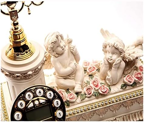 Фиксен Телефон Ретро Додаток Декор Кабел Старата Мода Ретро Телефон Традиционалните Ѕвонче Прстен Тон