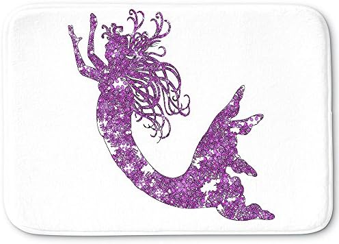 Дијаноче Дизајнира Мемориска Пена Бања или Кујнски Душеци Од Сузи Кунзелман-Сирена Виолетова, Голема 36 х 24 инчи
