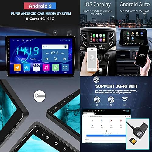 Автомобил Мултимедијален Плеер, Андроид 9.1 Систем 9 Инчен Екран На Допир Автомобил Радио ГПС за Be.nz Паметни -2018, Со