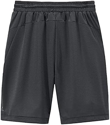 Озммјан шорцеви за мажи летна цврста боја за дишење Брза суво еластично еластично еластично еластично еластично панталони за спортско